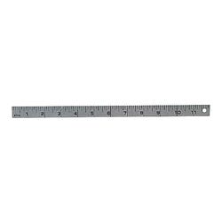 Cooper Group Lufkin Wide Graduated Steel Bench Rule, 3 ft L X 1-1/4 in W X 1/16 in Thickness 1047758