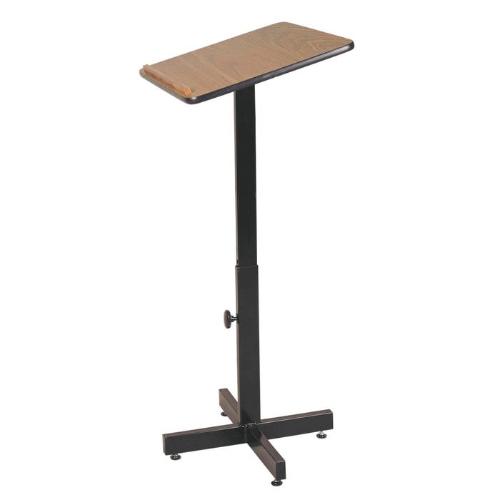 Oklahoma Sound Model 70 Adjustable Portable Presentation Lectern, 20 x 16 x 30 to 44 Inches
