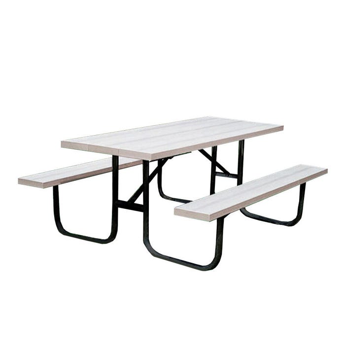 UltraSite Rectangle Heavy Duty Aluminum Table, 6 Feet