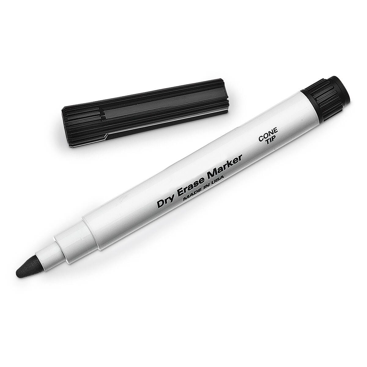 Image for Nasco Cone-Point Dry-Erase Markers - Box of 30 - Black from School Specialty