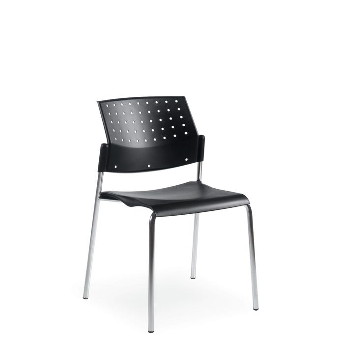 Global Industries Sonic Series Plastic Armless Stackable Chair