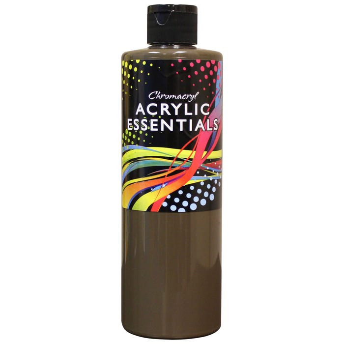 Chromacryl Acrylic Essentials, Raw Umber, Pint