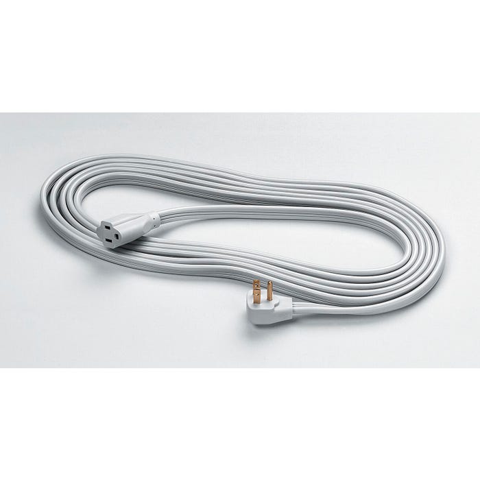 Fellowes Indoor Extension Cord, 15 Feet, Gray