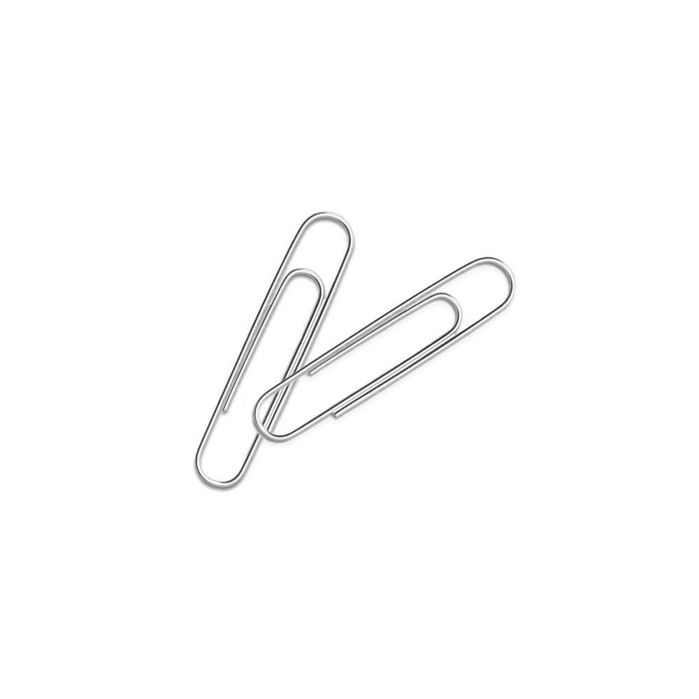 School Smart Smooth Paperclips, 1-1/4 Inches, Silver, Pack of 100 084472