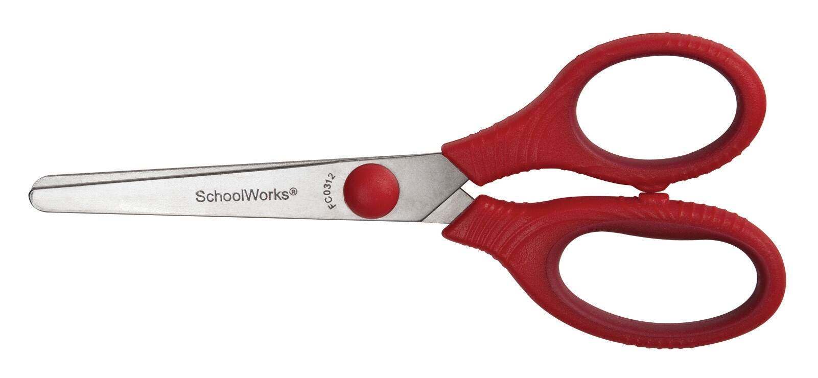 Schoolworks Kids Scissors, 5 Inches, Blunt Tip, Color Will Vary, Item Number 1368404