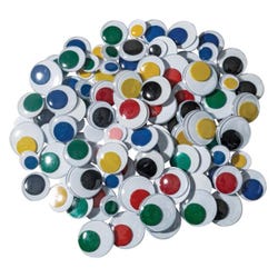 Creativity Street Jumbo Wiggle Eye, Assorted Color, Set of 100, Item Number 085862