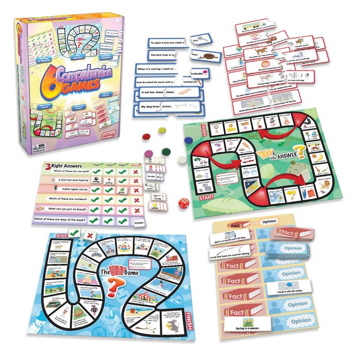 Junior Learning 6 Reading Games, Comprehension