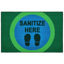 Carpets for Kids KID$Value Sanitize Here Dot Carpet, Rectangle 4002368