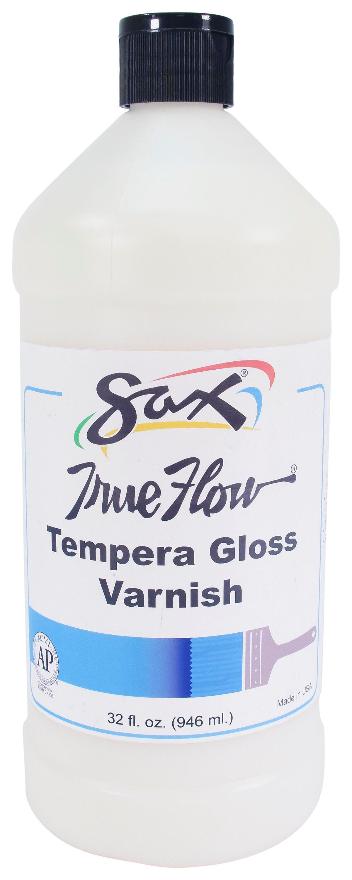 Image for Sax True Flow Tempera Varnish, Gloss Finish, Quart from School Specialty