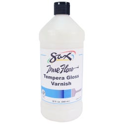 Sax True Flow Tempera Varnish, Gloss Finish, Quart 1590438