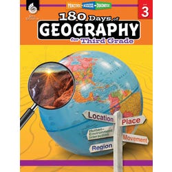 Shell Education 180 Days of Geography for Third Grade