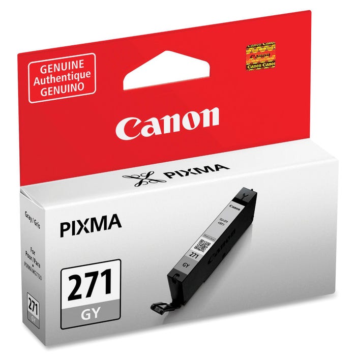 Canon Ink Toner Cartridge, CLI271GY, Gray