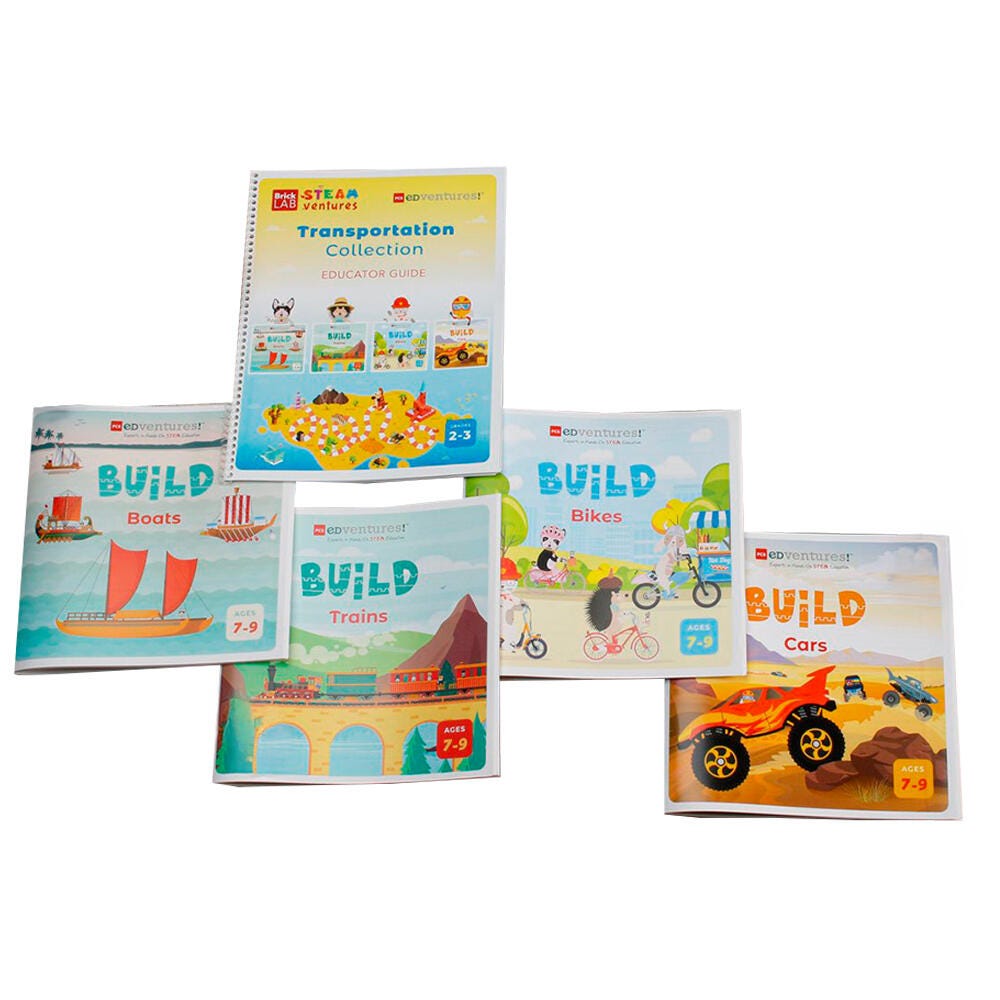 Image for PCS Edventures BrickLAB STEAMventures 10-Student Transportation Book Bundle, Grades 2 to 3 from School Specialty