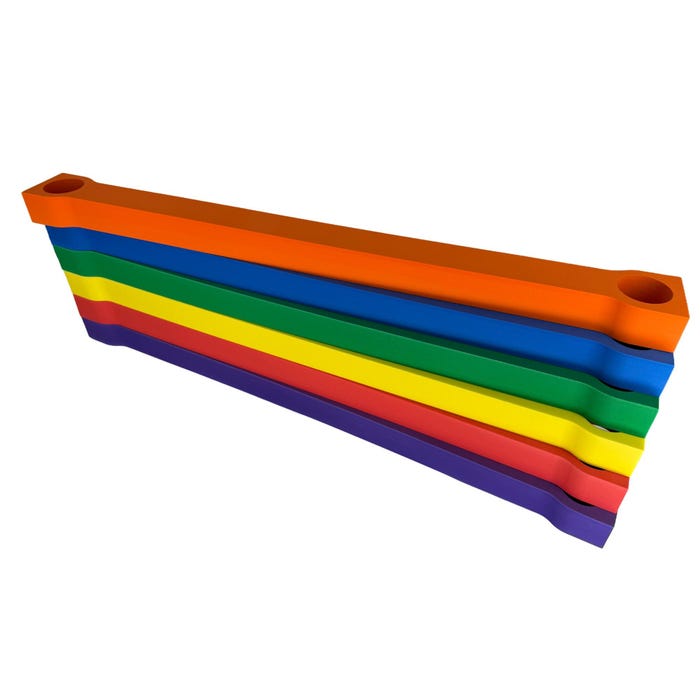 Pull-Buoy Ultra Soft Foam Crossbars, 37 x 2 x 2 Inches, Set of 6