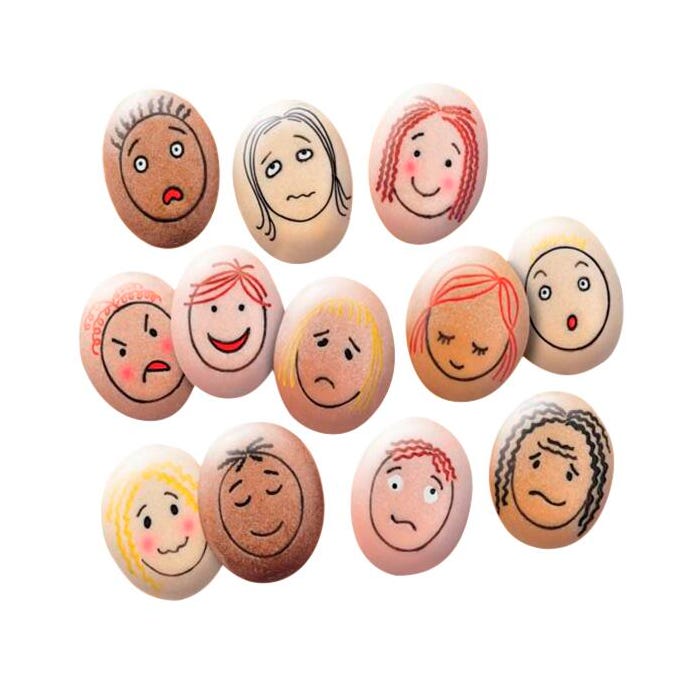 Yellow Door Emotion Stones, Set of 12