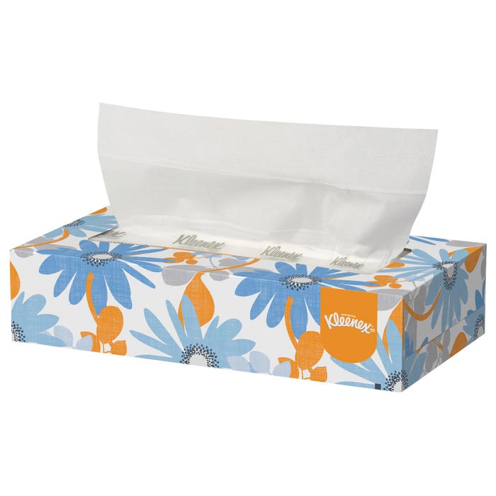 Kleenex Signal Facial Tissue, White, 100 Tissues Per Box, Pack of 36 Boxes