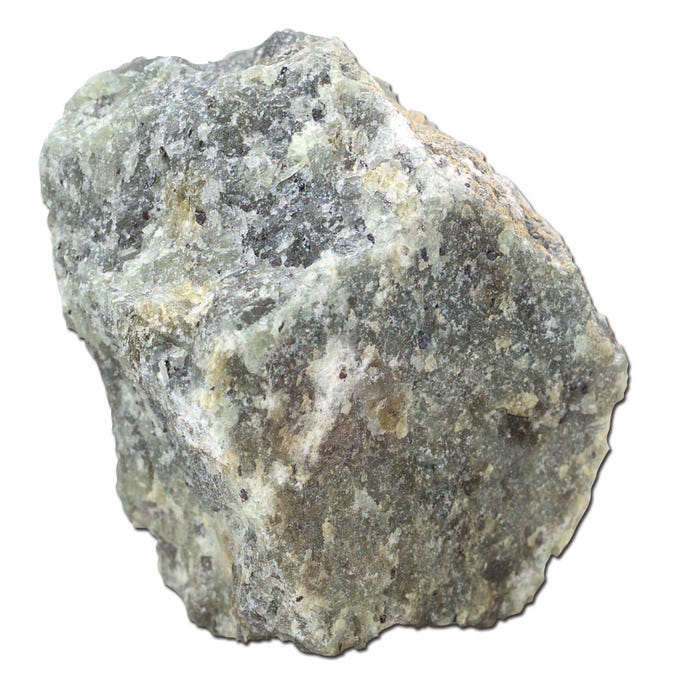 Scott Resources Massive, Medium-Grained Olivine, Hand Sample