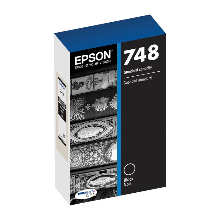 Epson DURABrite Ultra Ink Cartridge, T748120, Black