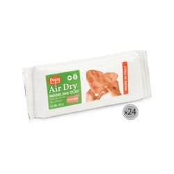 Pepy Air-Dry Clay, 1.1 Lbs, Terracotta, Pack of 24