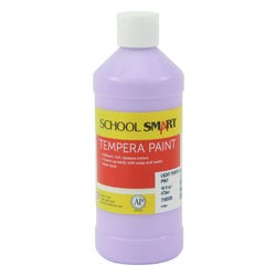 School Smart Tempera Paint, Pint, Light Purple, Item Number 2103338