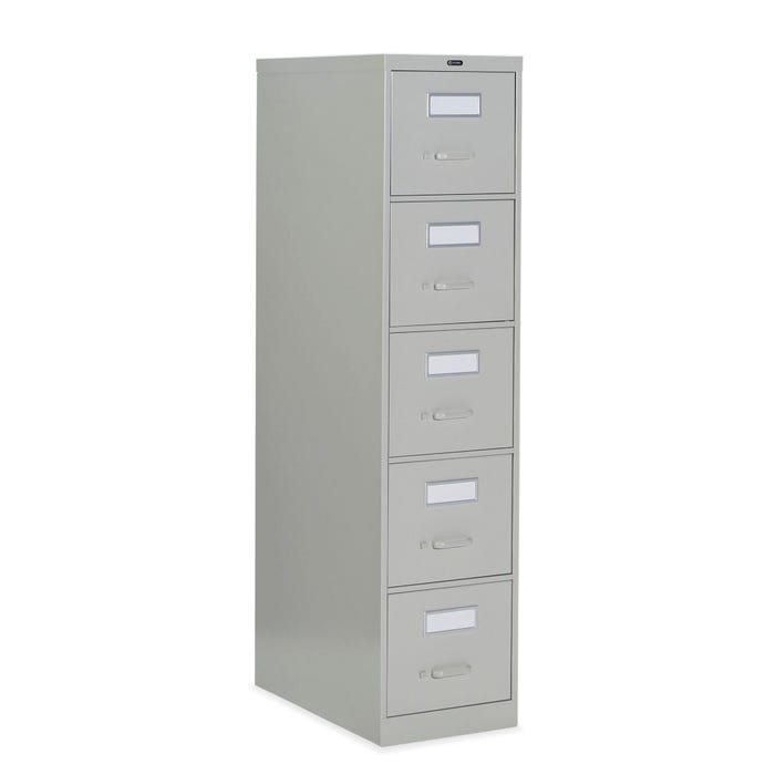 Global 2500 Series 26-1/2 in Deep Letter Size Vertical File Cabinet with Lock