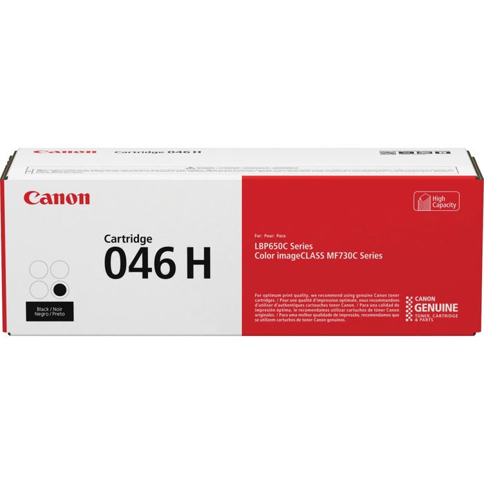 Canon Ink Toner Cartridge, CRTDG046HBK, Black