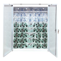Sellstrom Germicidal Cabinet - 36 Goggles and 10 Safety Glasses, Item Number 1489839