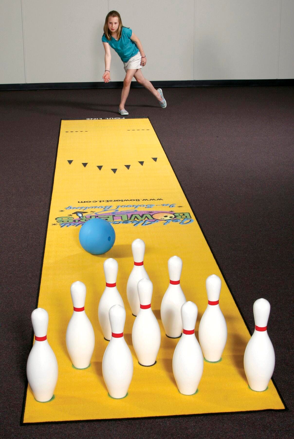 Sportime In-School Bowling Carpet Lane, 30 Feet, Item Number 032925