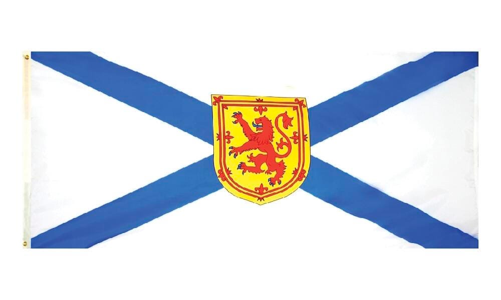 Image for Annin Nova Scotia Flag, Nylon, 3 x 6 Feet from School Specialty