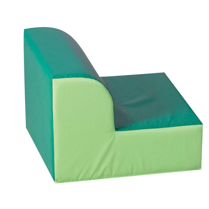 Children's Factory Library Chair, 7-Inch Seat Height, Green