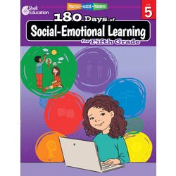 Shell Education 180 Days of Social-Emotional Learning for Fifth Grade 2089440