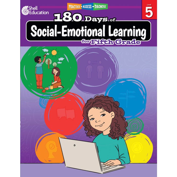 Shell Education 180 Days of Social-Emotional Learning for Fifth Grade