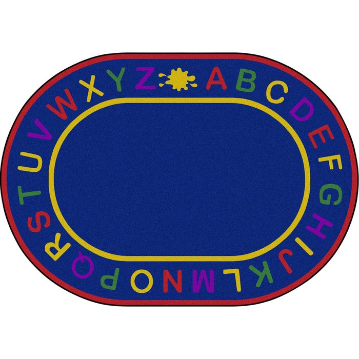 Carpets for Kids Premium Alpha Carpet, Oval