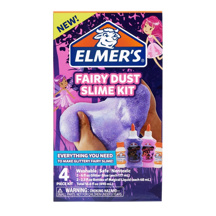 Elmer's Fairy Dust Slime Kit, 4 Piece Set