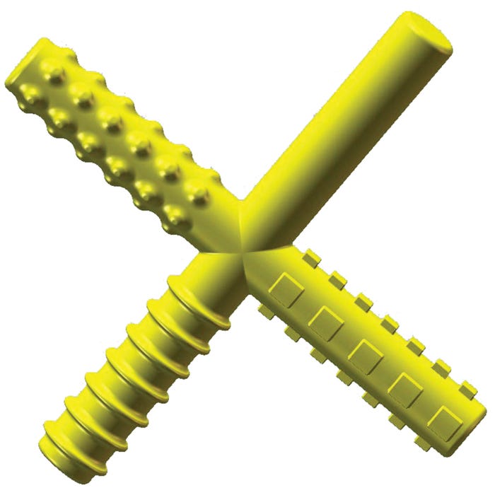 Sensory University Chew Stixx Original Lemon Flavored, Yellow