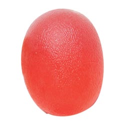 CanDo Gel Squeeze Ball, Large Cylindrical, Red, Light Resistance