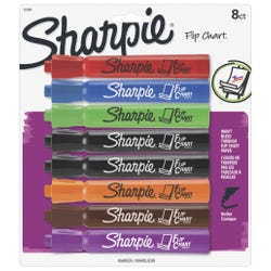 Sharpie Flip Chart Markers, Bullet Point, 8 Per Set, Pack of 8 Sets