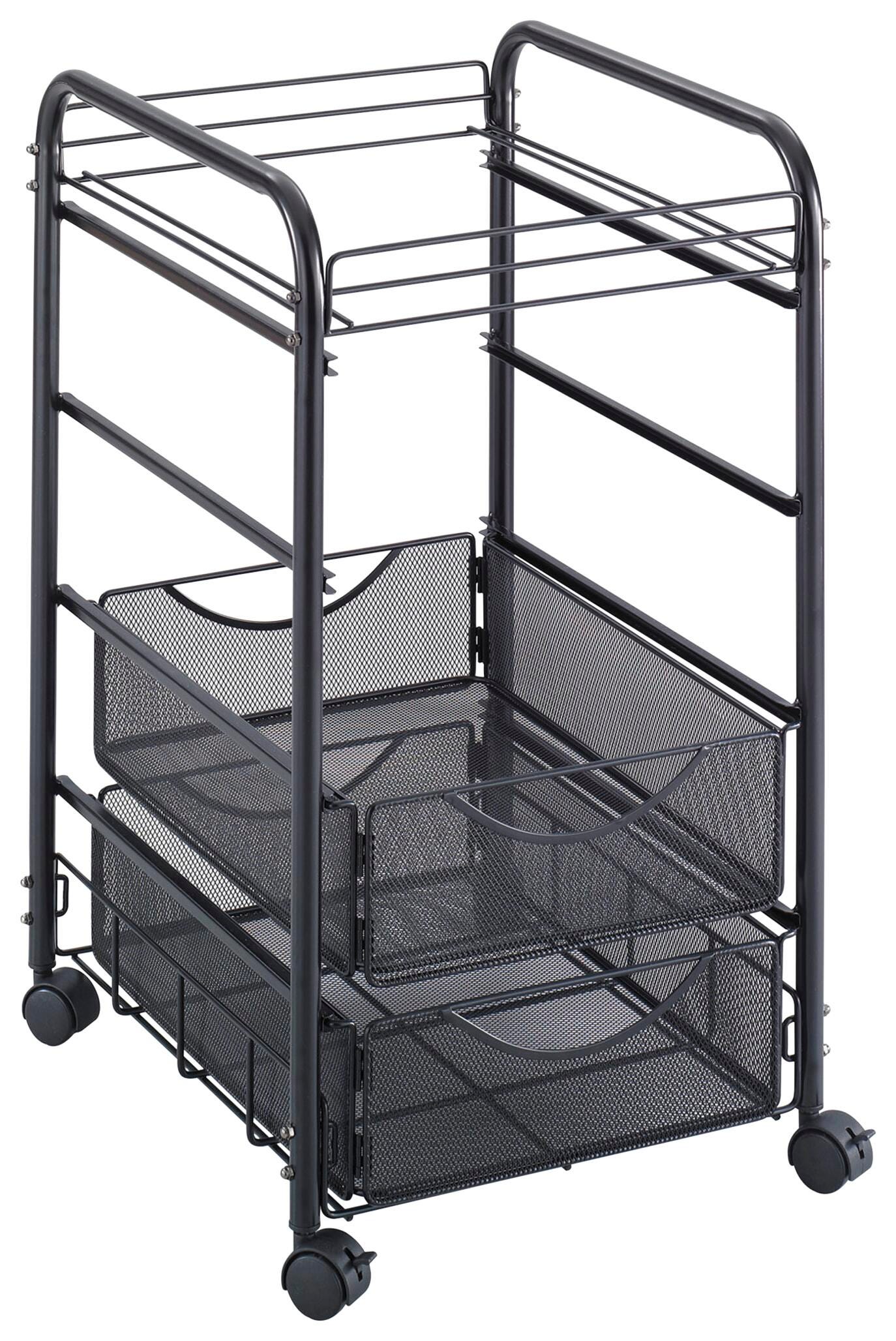 Safco Mesh Mobile Files, 4 Drawers, Item Number 1503781