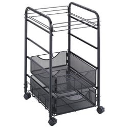 Safco Mesh Mobile Files, 4 Drawers, Item Number 1503781