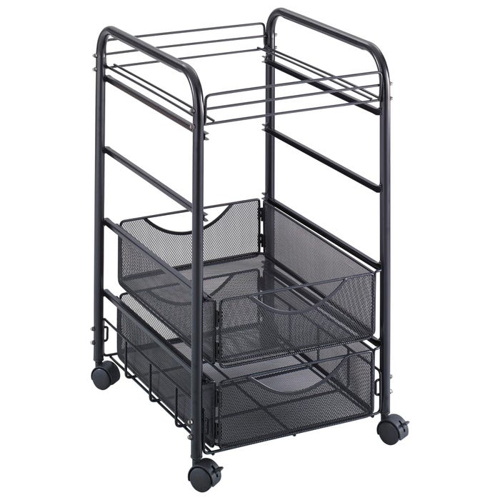 Safco Mesh Mobile Files, 4 Drawers