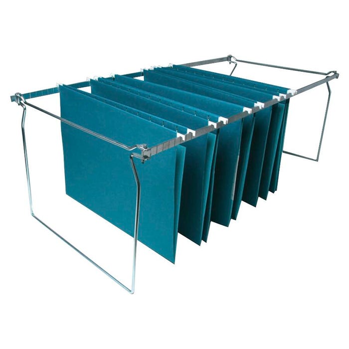 Business Source Hanging File Folder Frame, Letter Size, Stainless Steel