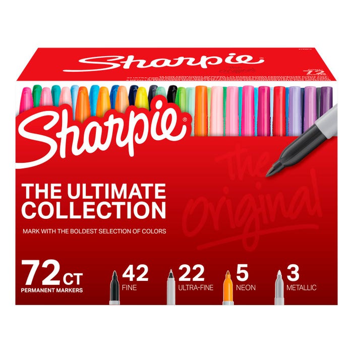 Sharpie permanent markers set.