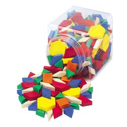 SI Manufacturing Hollow Pattern Block Set, 250 Pieces