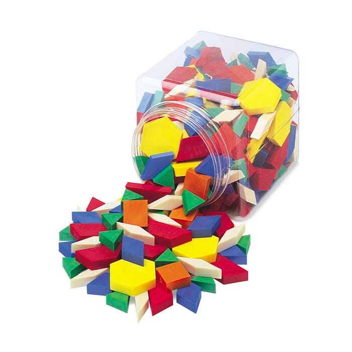 SI Manufacturing Hollow Pattern Block Set, 250 Pieces