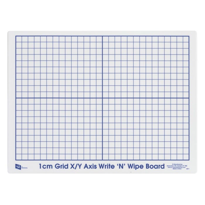 Write ‘N’ Wipe Board Class Set of 30 - X-Y Axis