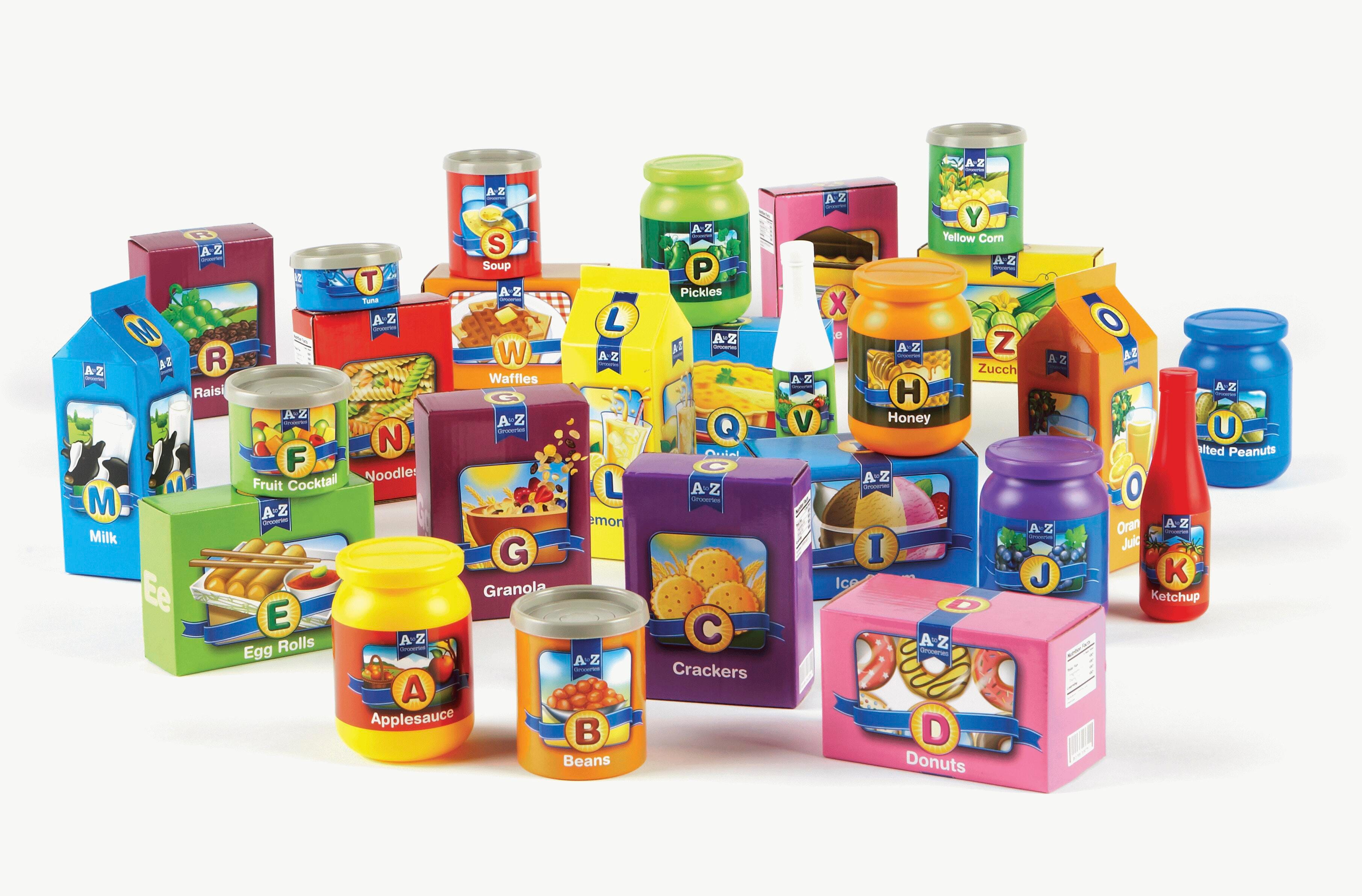 Learning Resources A to Z Alphabet Groceries, Set of 26 1533508