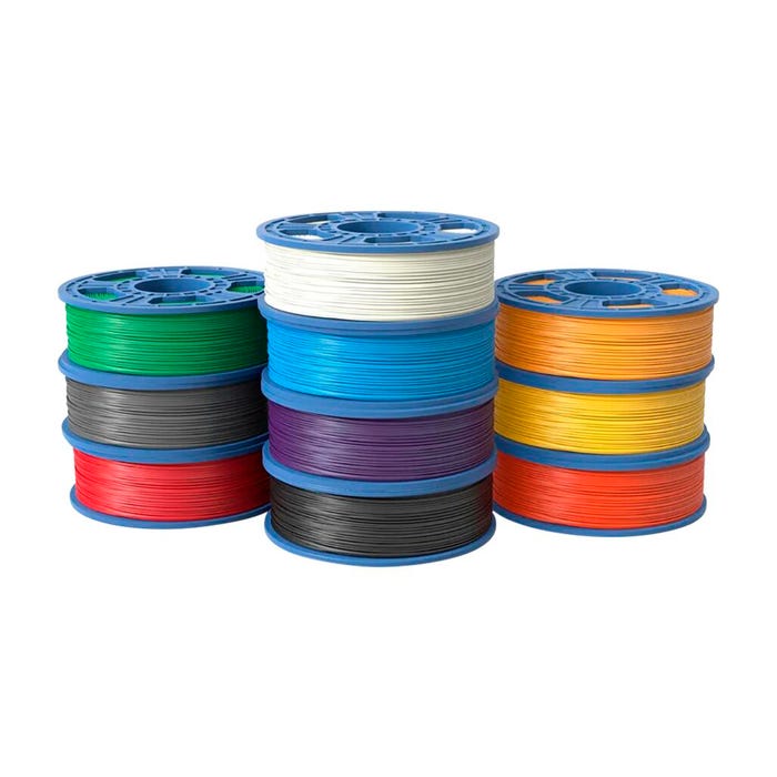 Dremel 3D PLA Filament Spools, 3/4 Kg Spools, 1-3/4mm Diameter, 10 Pack
