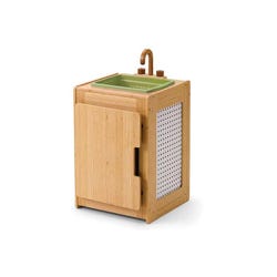 Image for Copernicus Bamboo Make-Believe Sink, 19-1/2 x 19-1/2 x 32 Inches from School Specialty