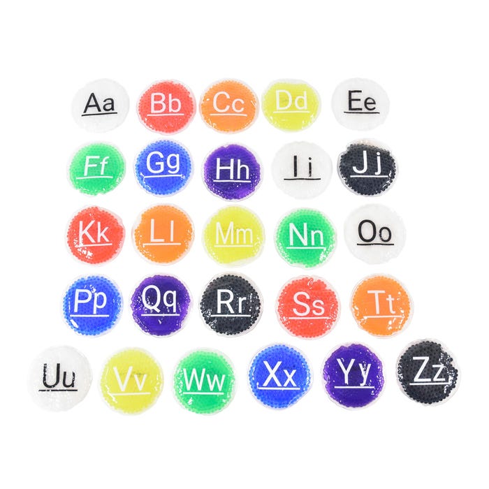 Abilitations Gel Bead Alphabet Set, 26 Pieces