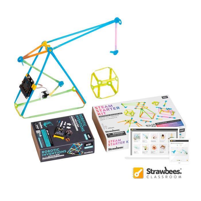 Strawbees STEAM Robotics Starter Bundle, micro:bit Not Included